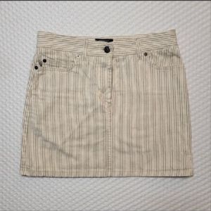 Burberry Pinstripe Mini Skirt